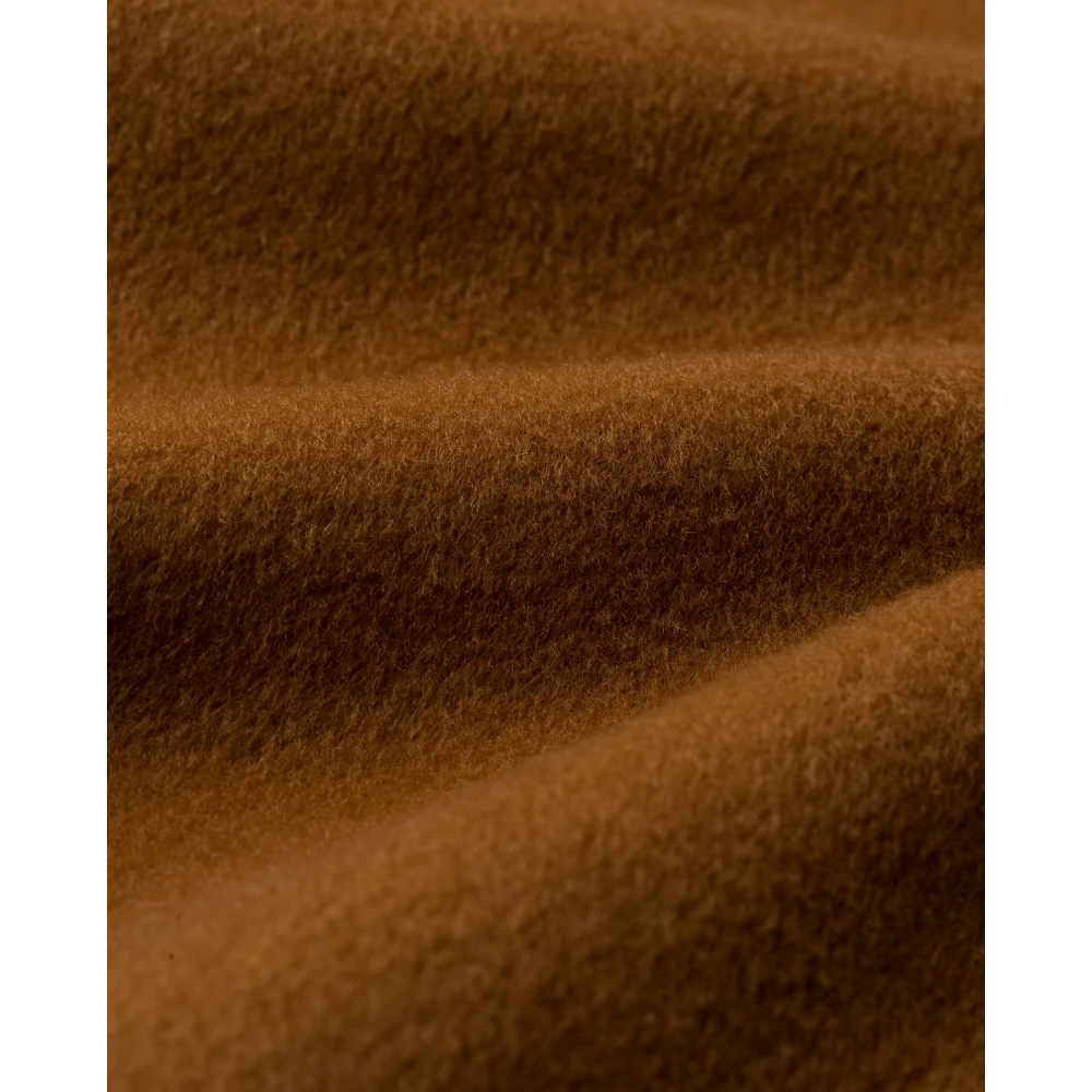 IVY OAK Oversized Wollen Jas in Gemberbruin Brown Dames
