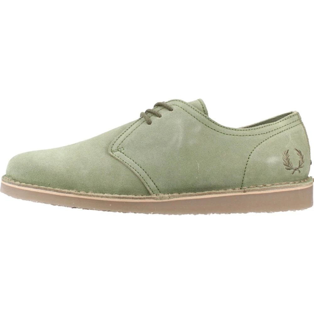 Fred Perry Uomo Verde - Laced Scarpe - Shoes - 43 Eu