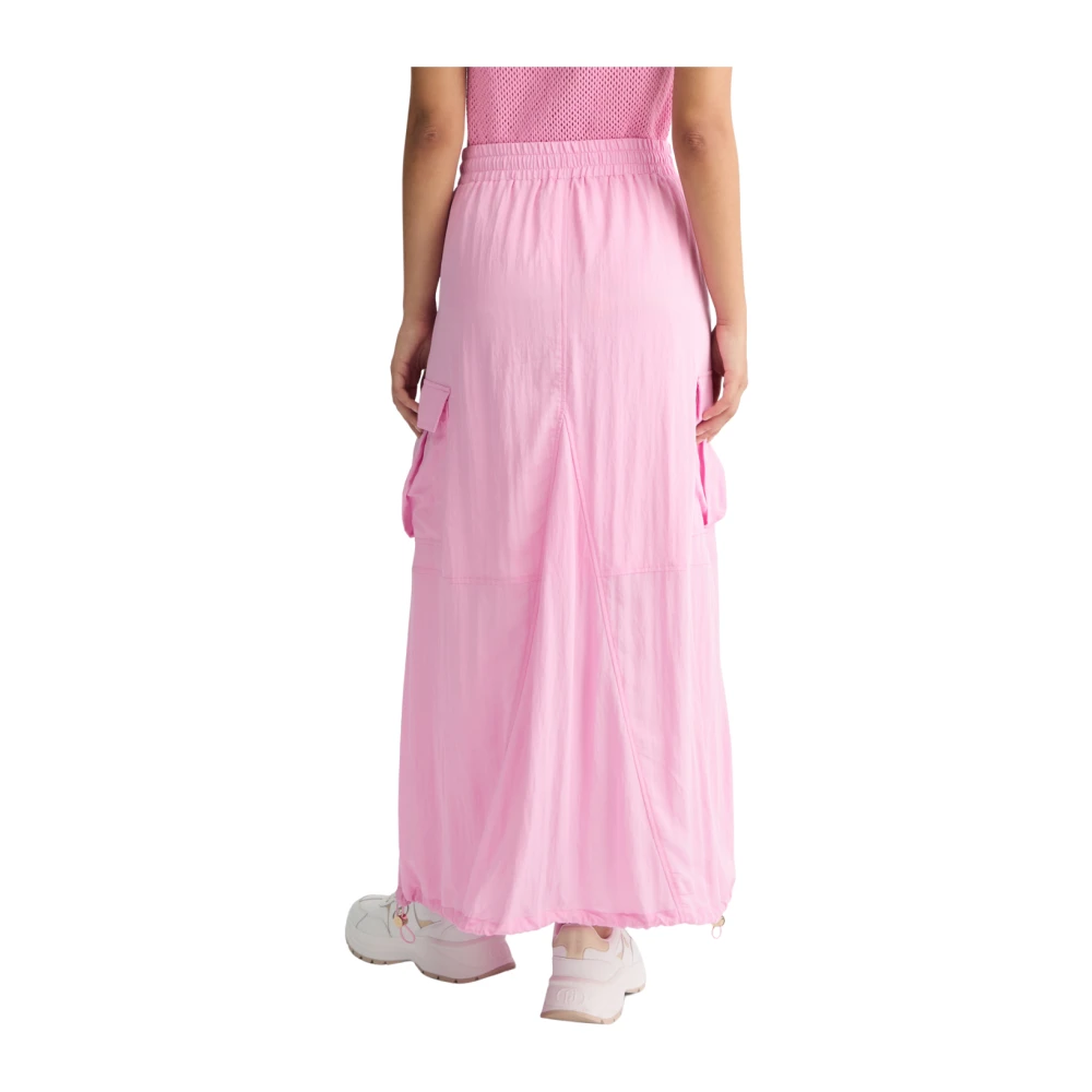 Liu Jo Cargo Lange Rok met Functionele Details Pink Dames