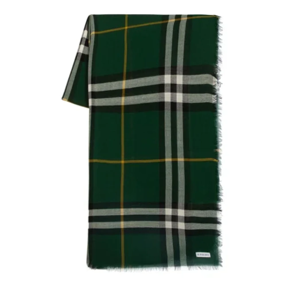 Burberry Wool scarves Green Dames