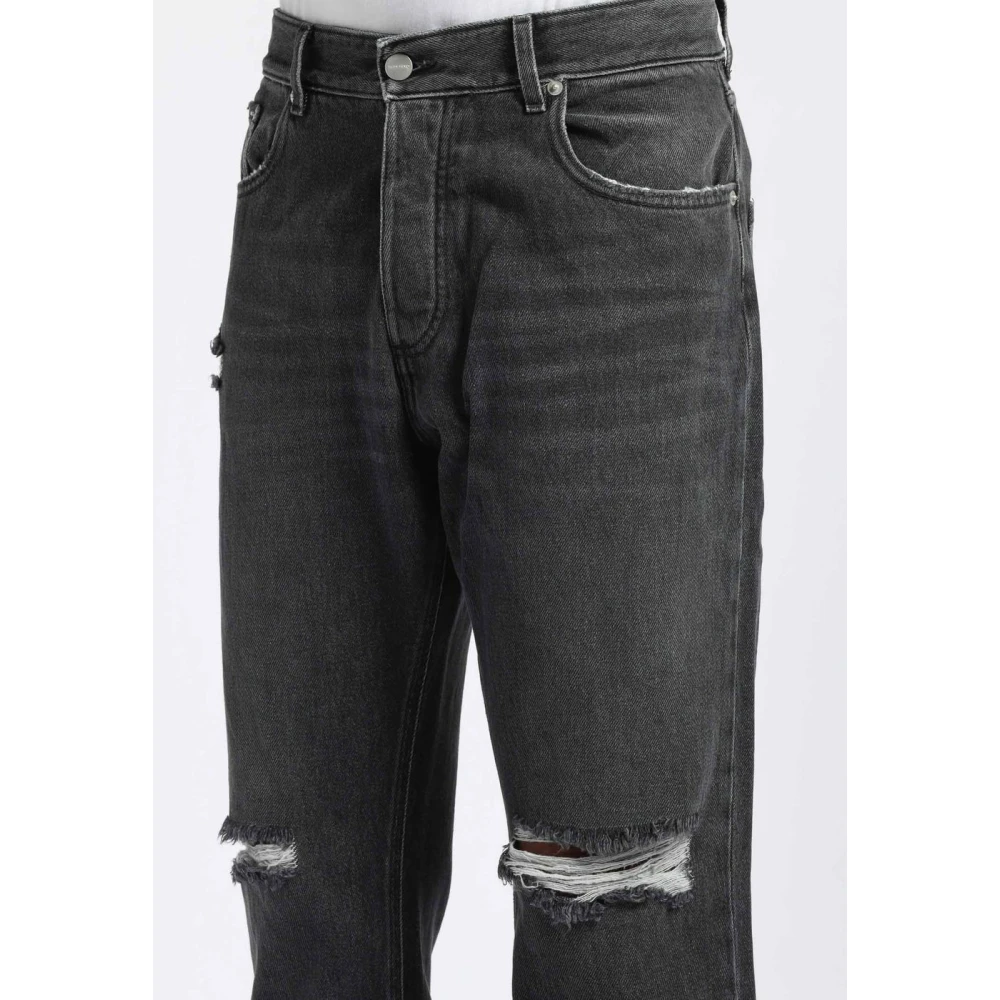 Icon Denim Straight Jeans Gray Heren
