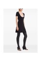 elegante-robe-courreges-en-coton-noir-et-marine