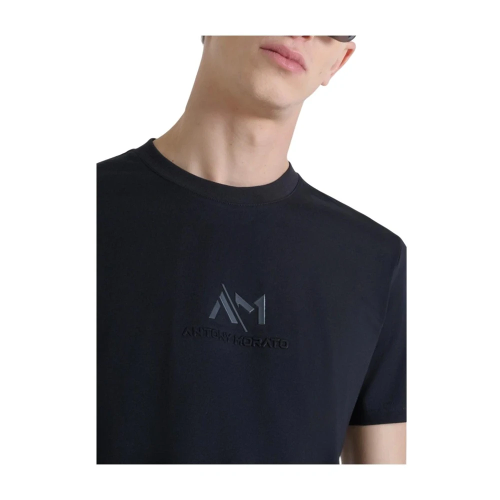 Antony Morato Zwarte T-shirt met korte mouwen Black Heren