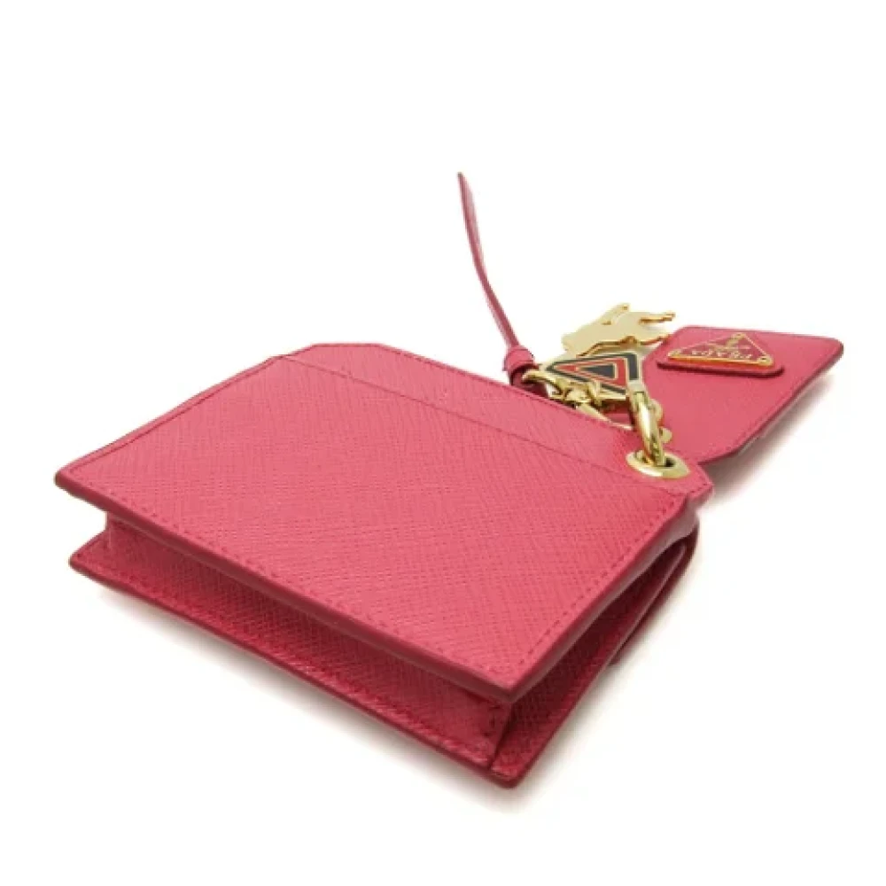 Prada Vintage Pre-owned Leather wallets Pink Dames