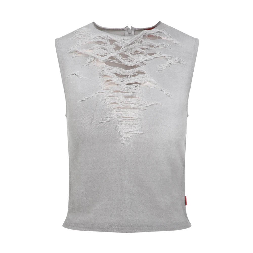 Diesel Yasmina Tank Top Gray Dames