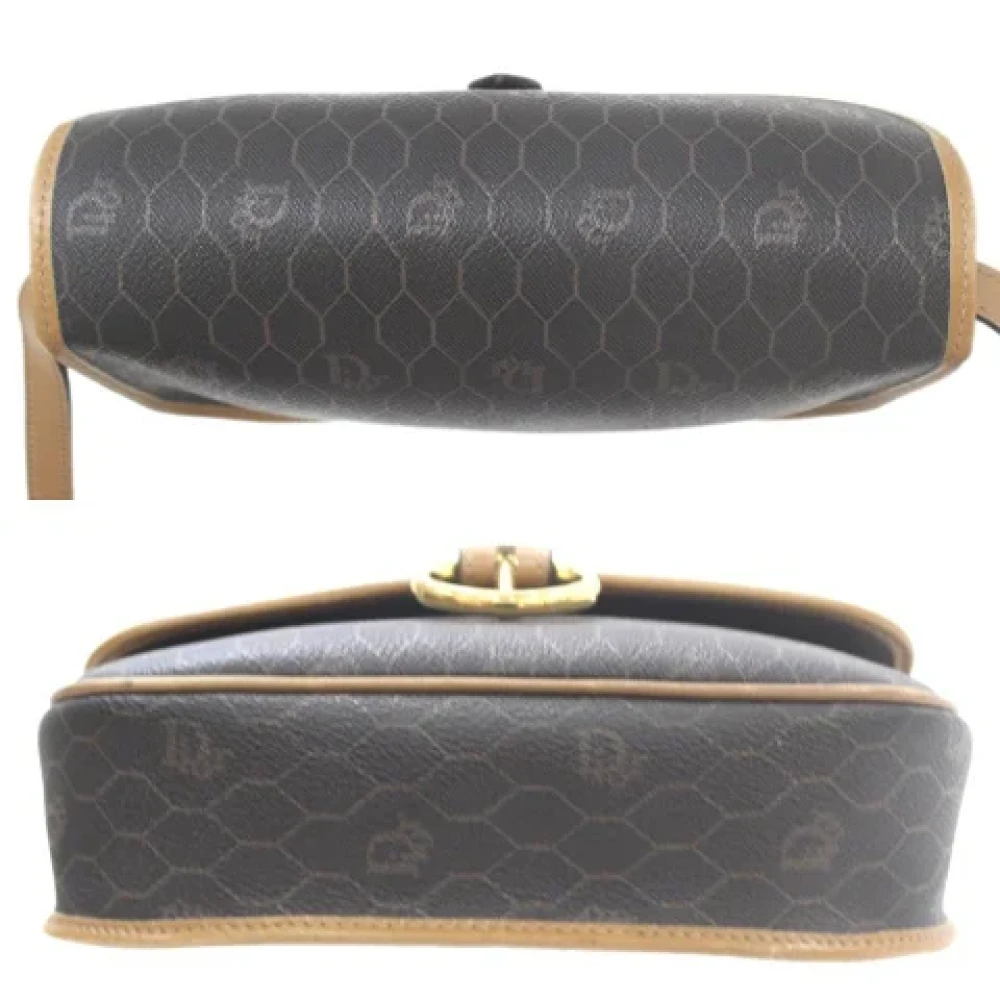 Dior Vintage Pre-owned Fabric dior-bags Brown Dames