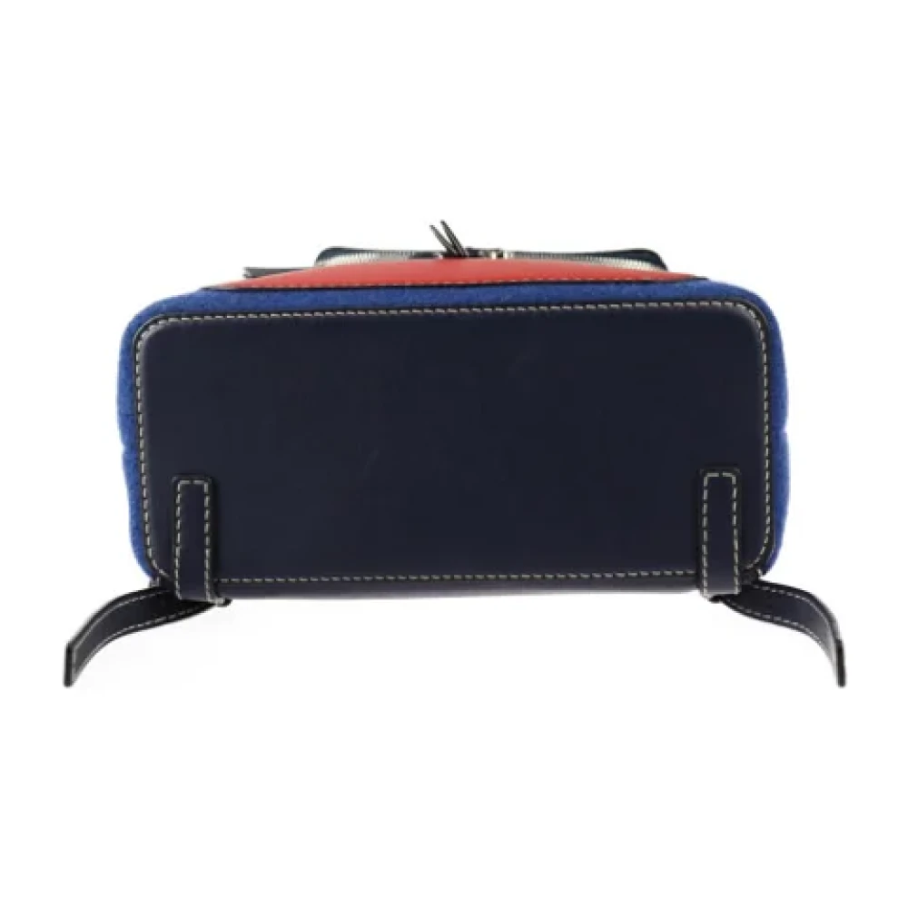 Loewe Pre-owned Leather shoulder-bags Blue Dames