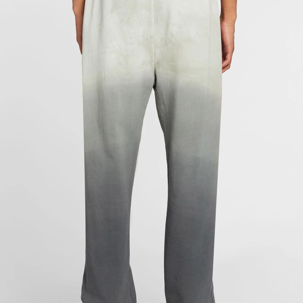 Roberto Cavalli Faded Cotton Sweatpants met Tiger Tooth Hangers Green Heren