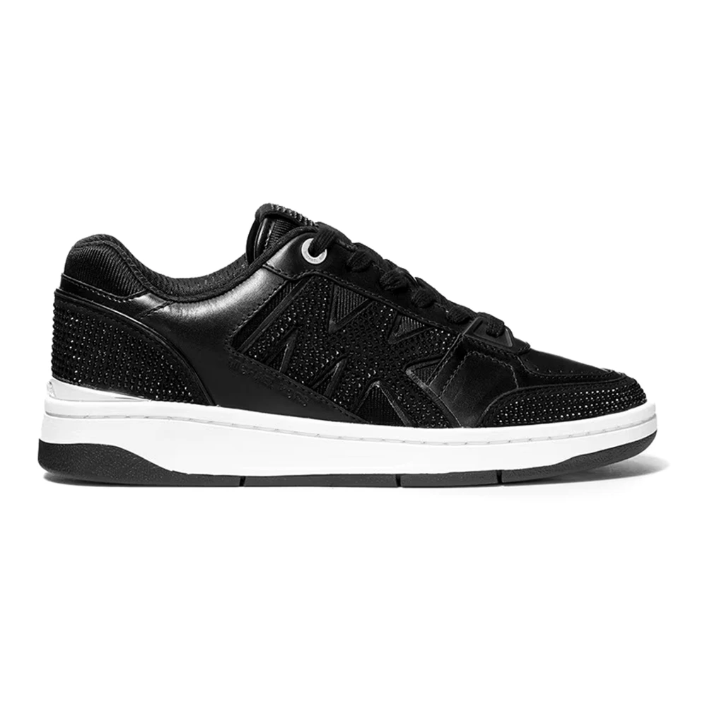 Michael Kors Rebel Leather Sneaker Dames Schoenen Zwart