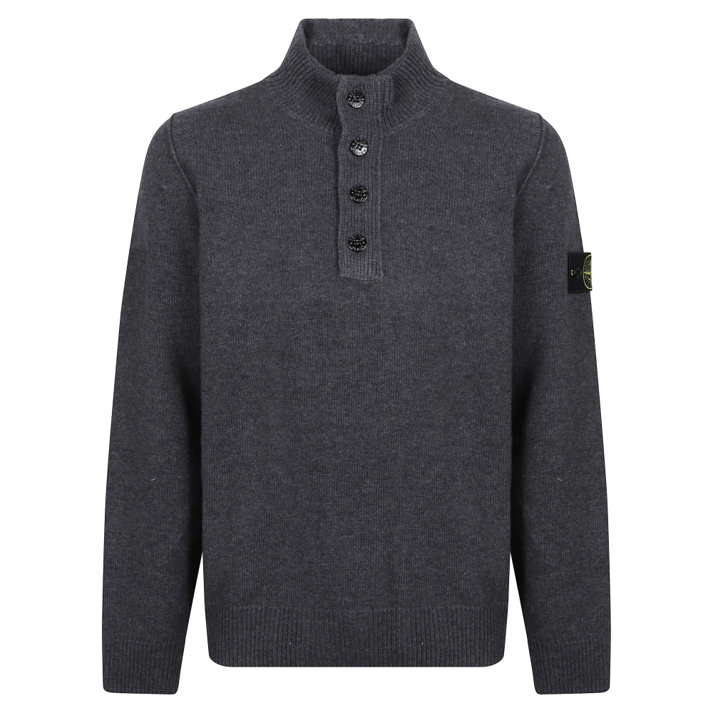 Stone Island , Turtlenecks, Male, Gray, Xl, Turtleneck Jumper