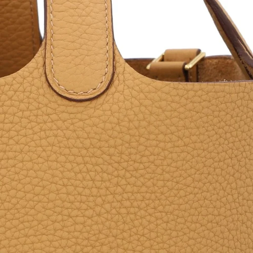 Hermès Vintage Pre-owned Leather handbags Brown Dames