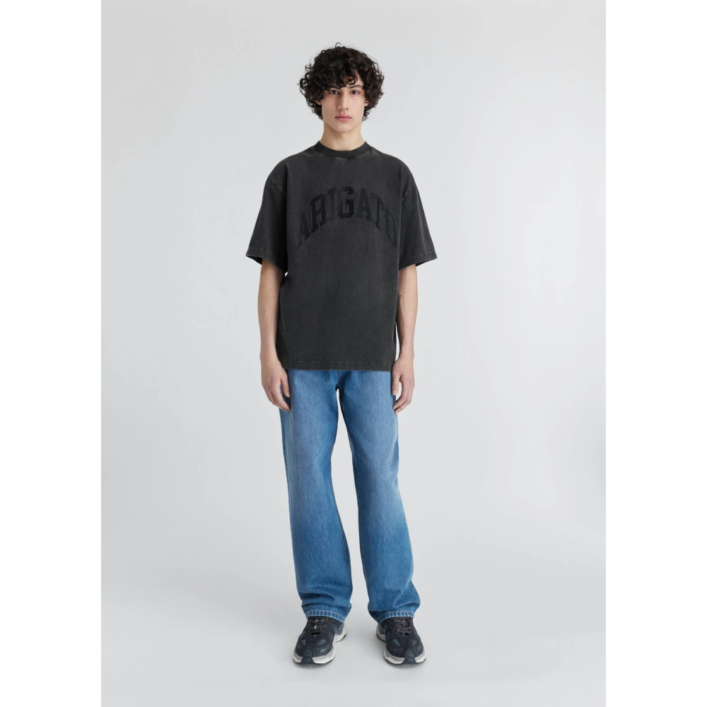 Axel Arigato Link Washed T-Shirt Black Heren