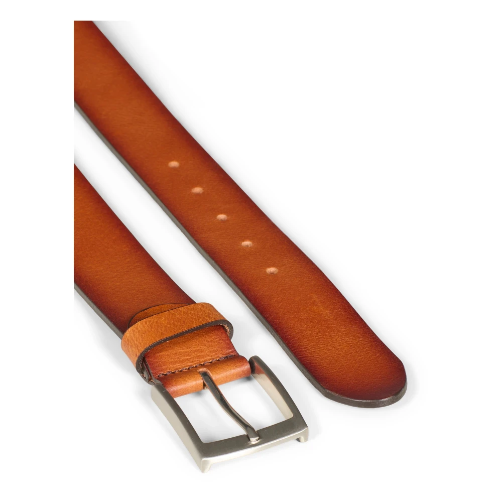 Howard London Alexis Bruin Leren Riem Brown Heren