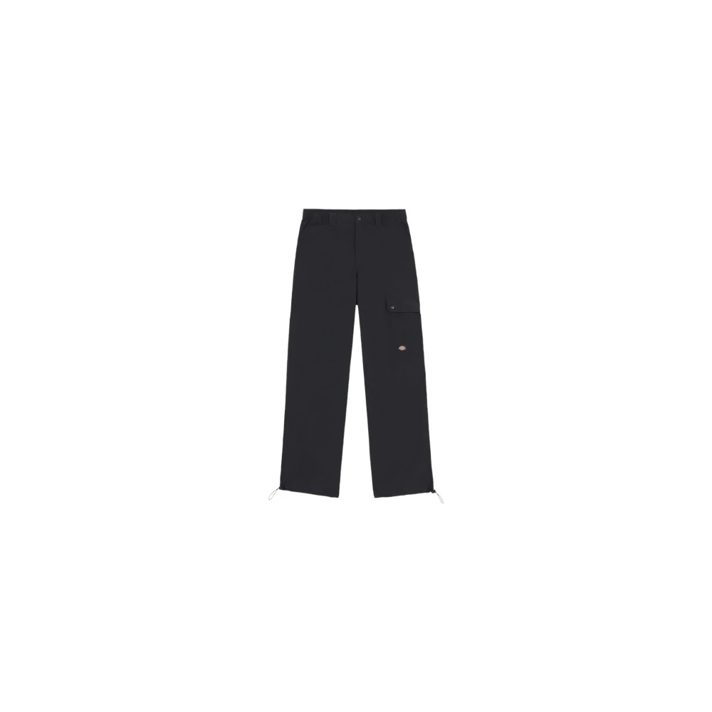 Dickies Zwarte broek met logo en meerdere zakken Black