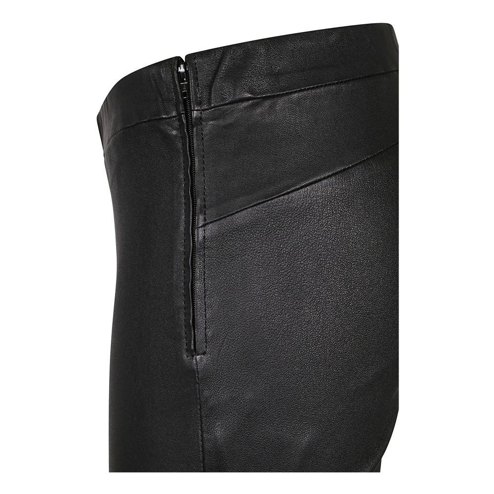 Arma Leren Zwarte Broek Black Dames