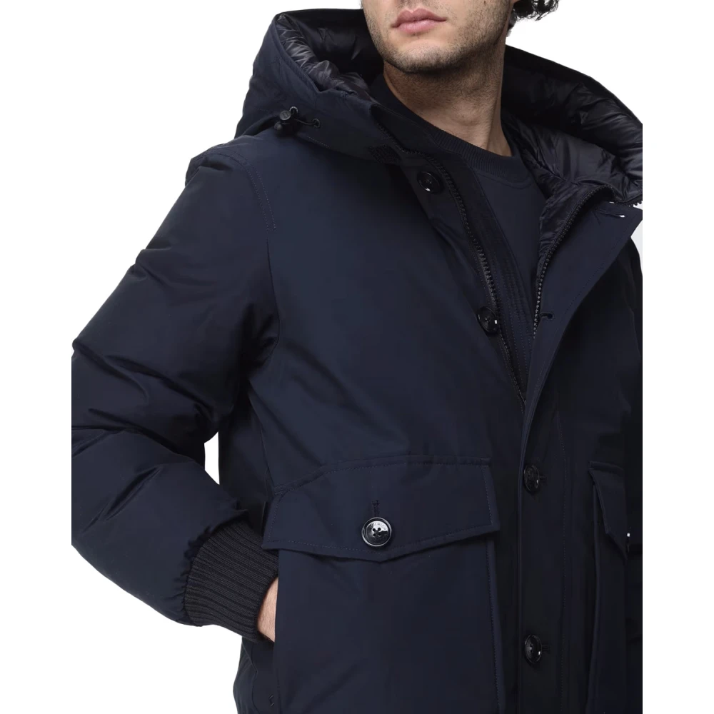 Woolrich Polar Bomber Jack Blue Heren
