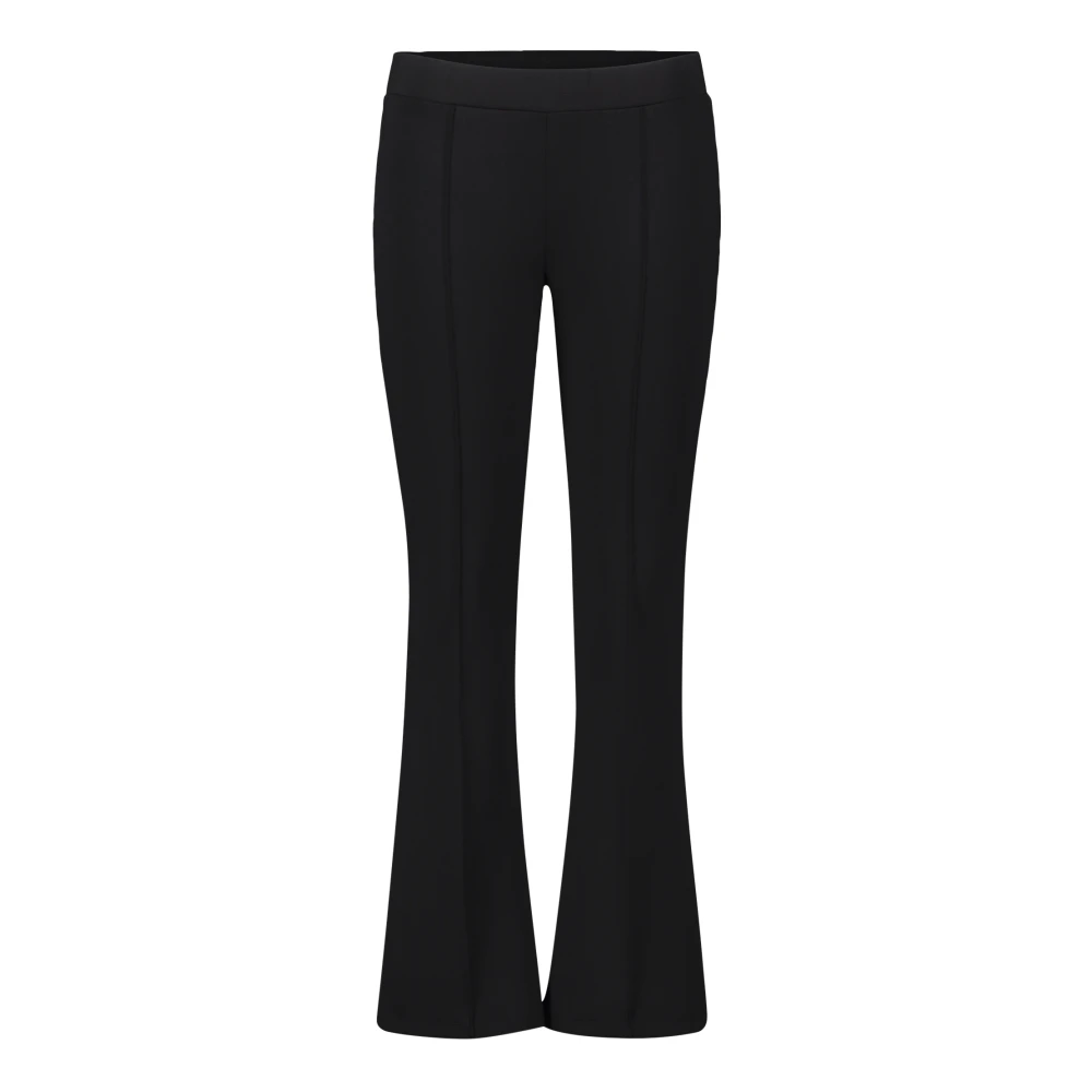 Betty Barclay Relaxed Fit Hoge Taille Broek met Plooien Black Dames
