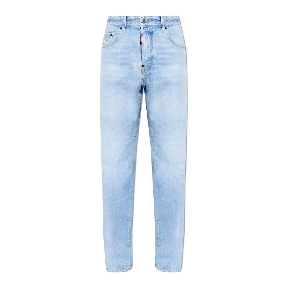 Dsquared2 , Straight Fit Jeans, Male, Blue, M, Jeans 642