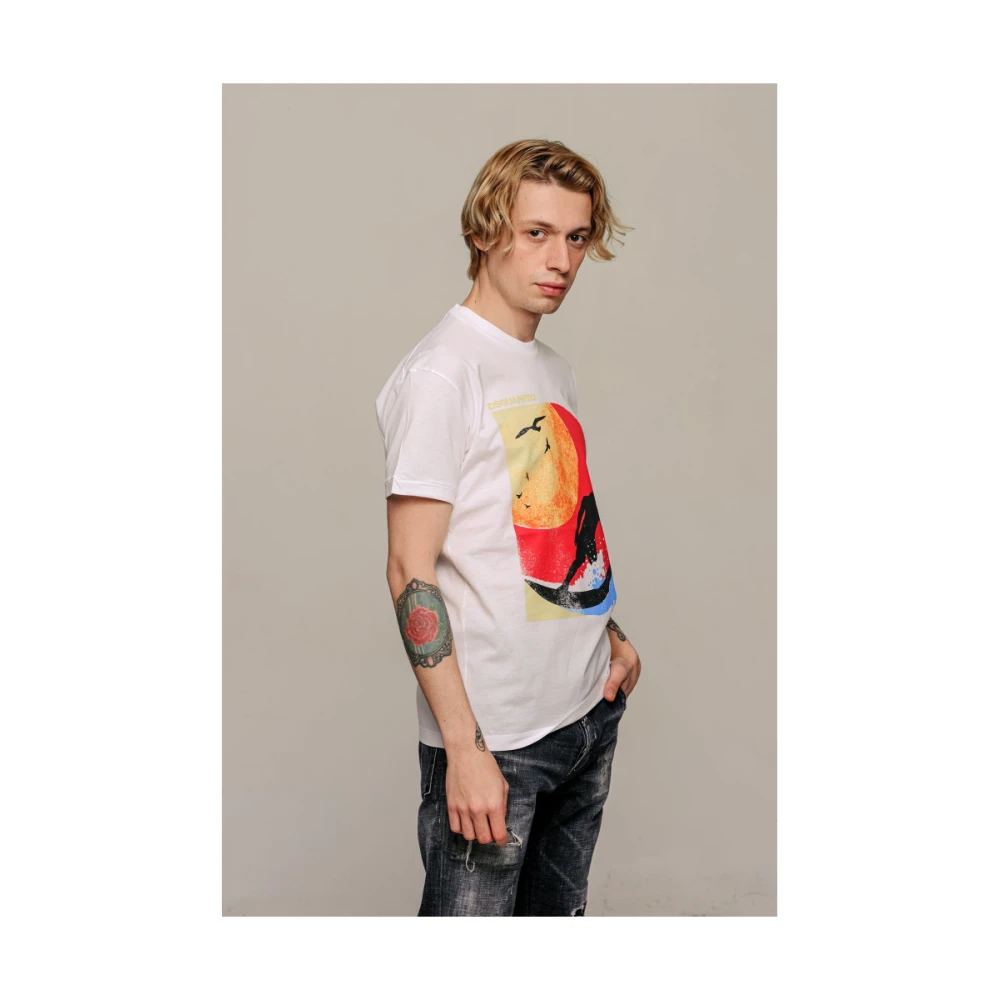 Dsquared2 T-Shirts White Heren