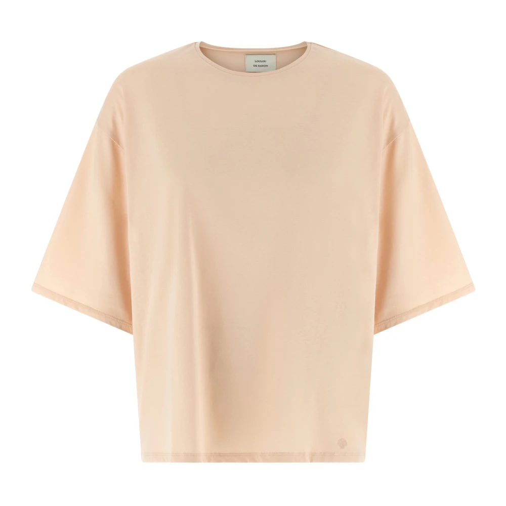 Loulou Studio Women's Pink Osis T-Shirt - T-Shirts - S - Tops