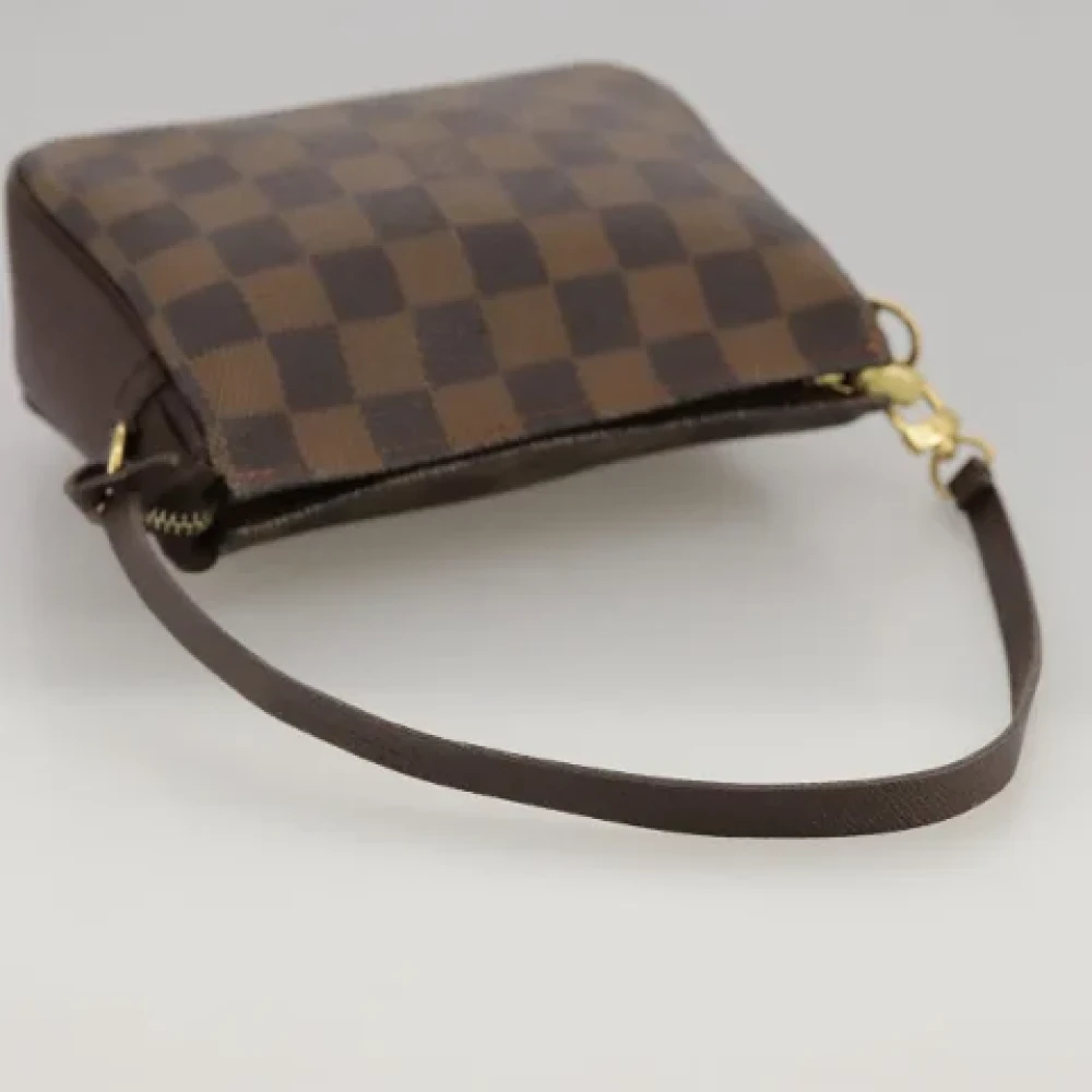 Louis Vuitton Vintage Pre-owned Canvas clutches Brown Dames