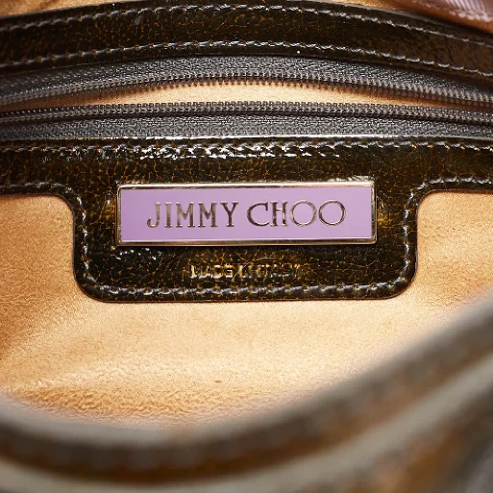 Jimmy Choo Pre-owned Suede handbags Green Dames