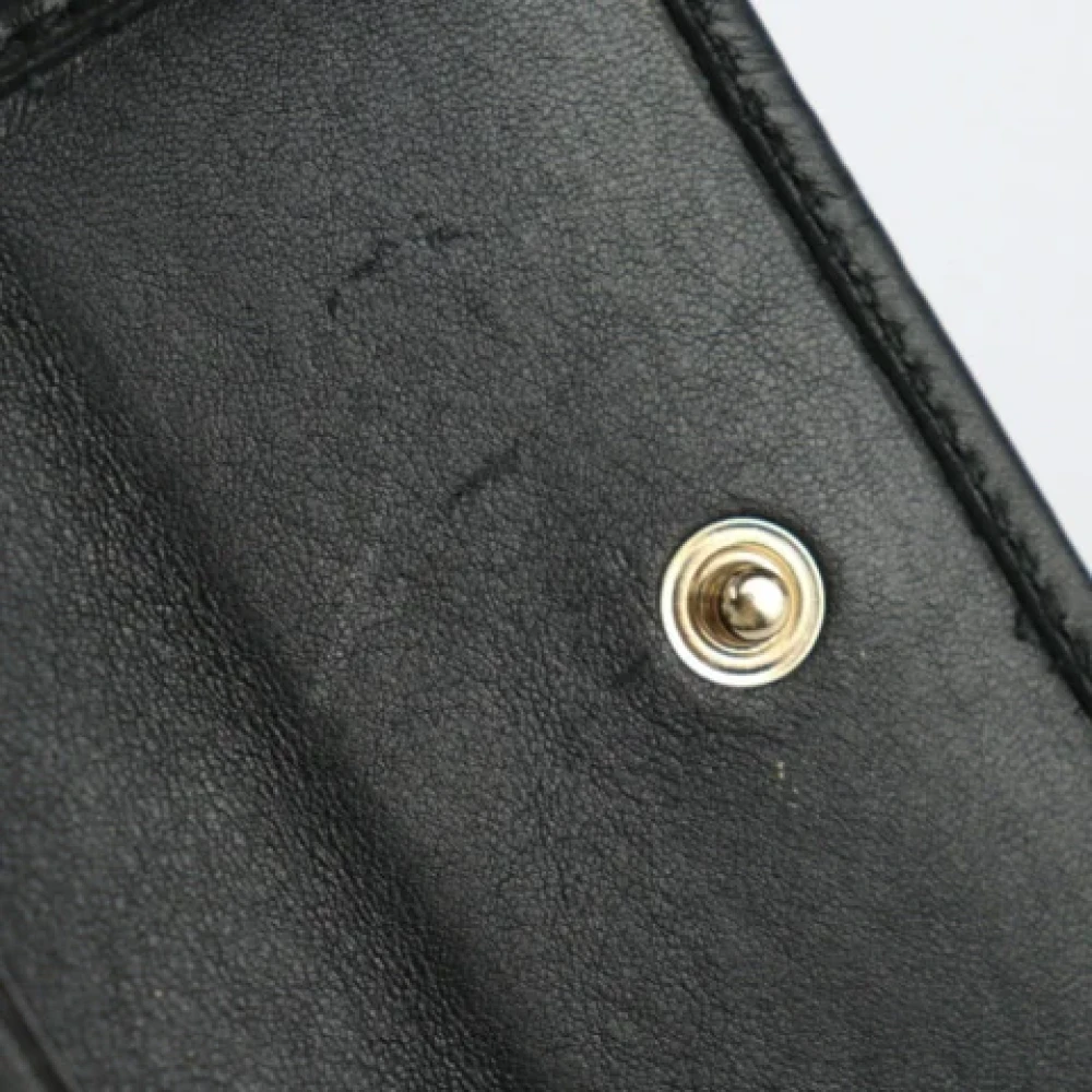 Gucci Vintage Pre-owned Leather home-office Black Dames