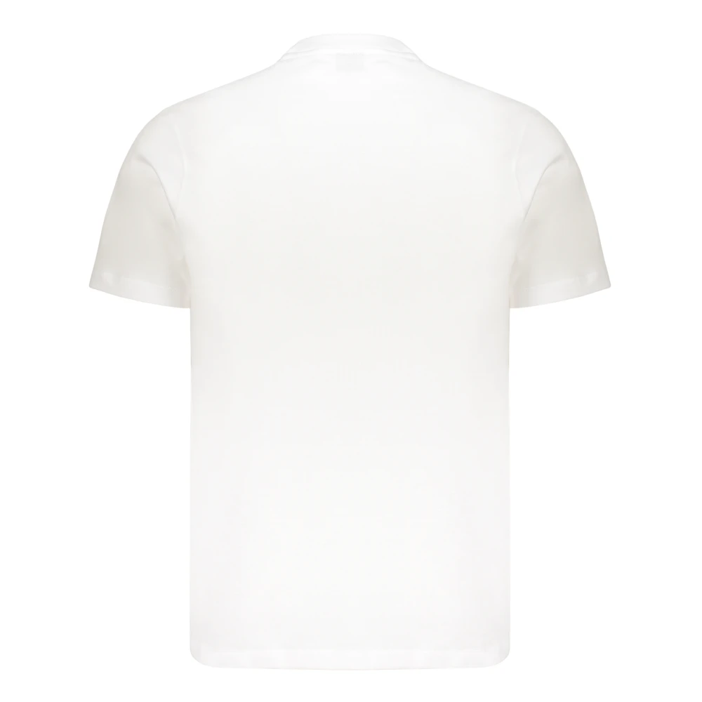 PAUL & SHARK Logo Detail Katoenen T-shirt White Heren