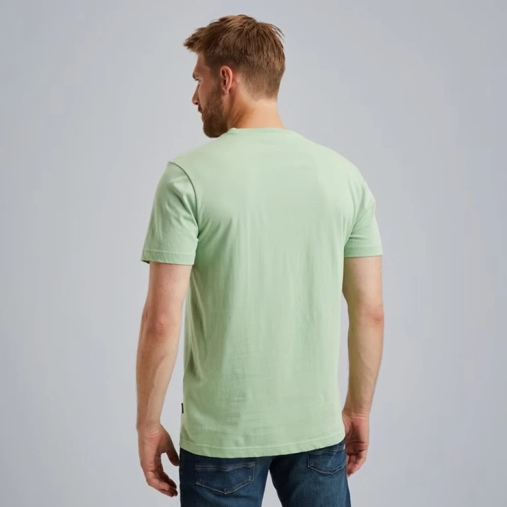 PME Legend Jersey Crew Neck Tee met Artwork Green Heren