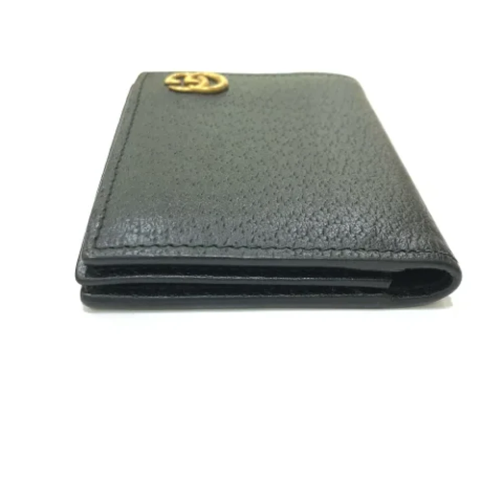 Gucci Vintage Pre-owned Leather home-office Black Dames