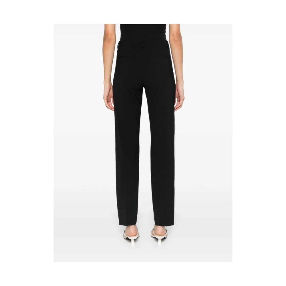 EMILIO PUCCI Multikleur Wolmix Slim Fit Broek Black Dames