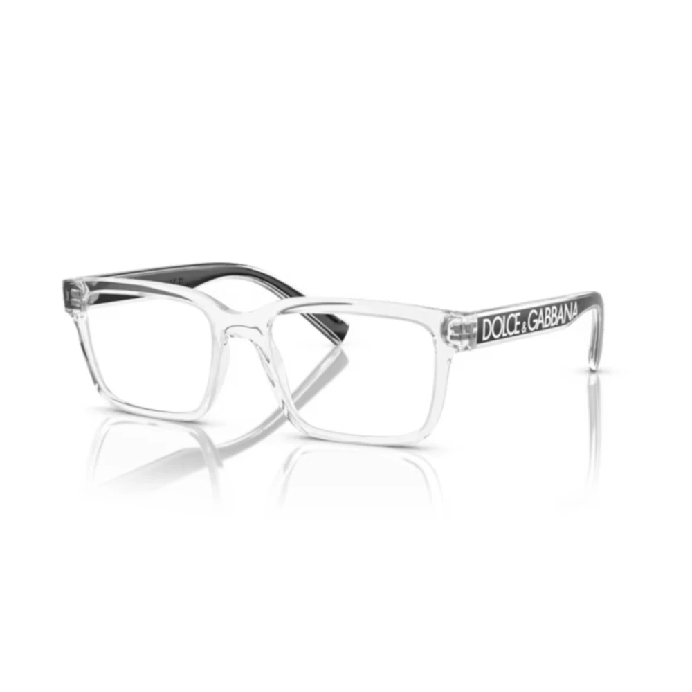 Dolce & Gabbana Elegant Crystal Brilmontuur DG 5101 White Unisex