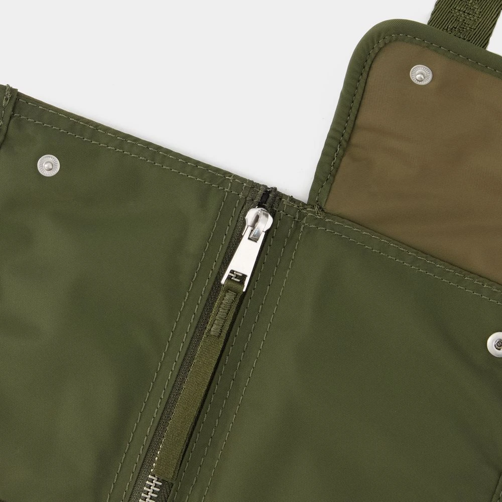 Maison Kitsuné Crossbody Nek Pouch Green Heren