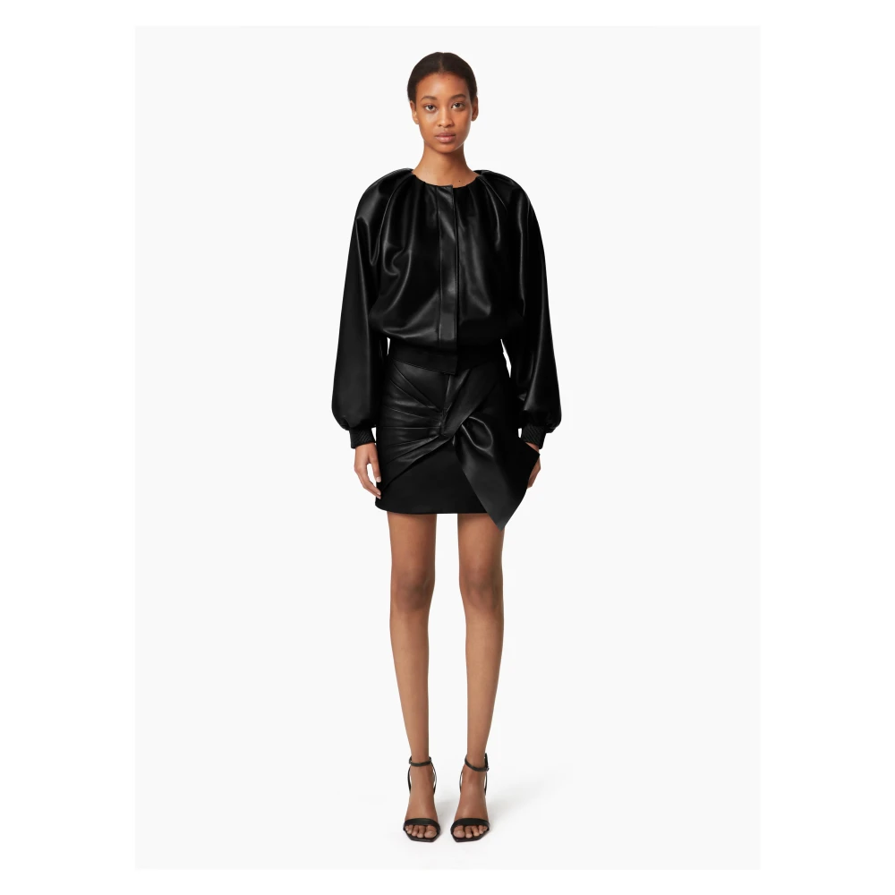 Nina Ricci Korte Bomber IN Nappa Black Dames