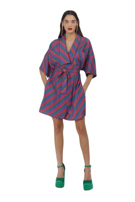 multicolor-striped-dress-with-belt