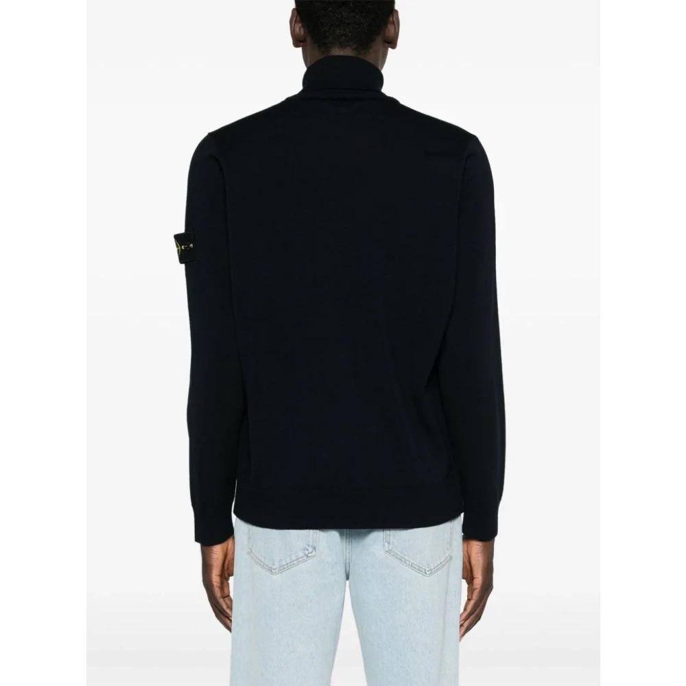 Stone Island Turtleneck trui Blue Heren