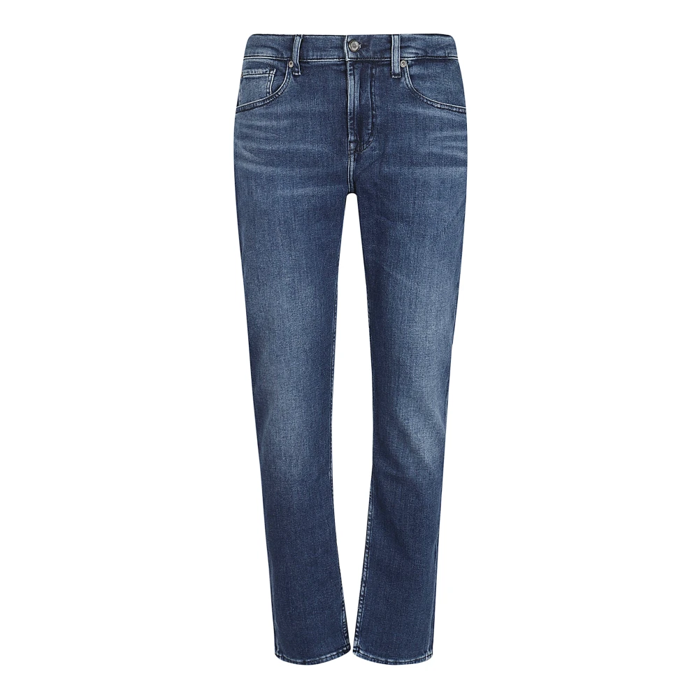 7 For All Mankind Blauwe Jeans Herfst Winter Collectie Blue Heren