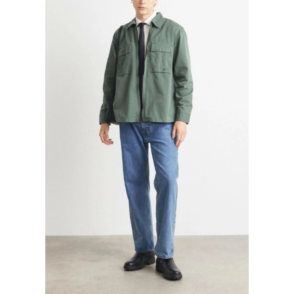 Hugo Boss Heren Zip Jas Lovel Green Heren