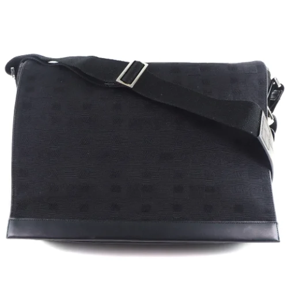 Bally Pre-owned Canvas crossbody-bags Black Dames