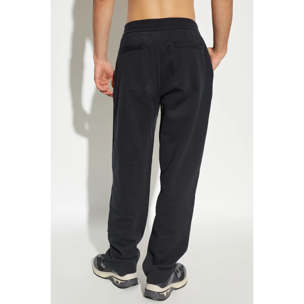 Emporio Armani Katoenen broek Black Heren