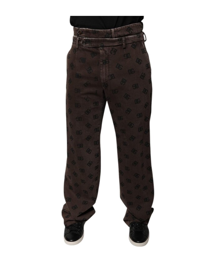 brown-logo-cotton-straight-denim-jeans
