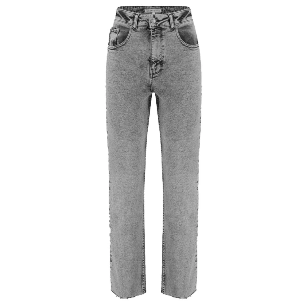 Harper & Yve Denim Jeans Aw24R101 Gray Dames