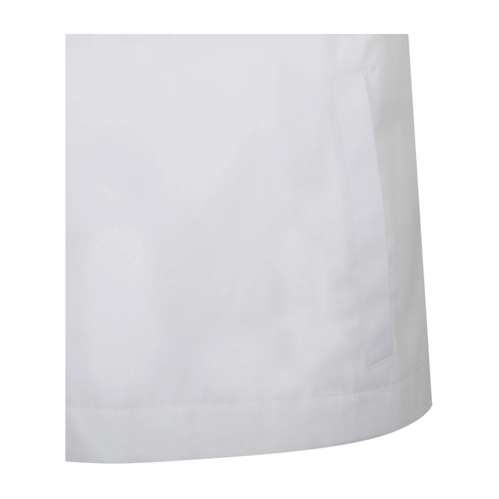 SPORTMAX Witte Katoenen Canvas Top met Bandjes White Dames