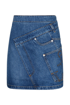 blue-denim-mini-skirt-patchwork