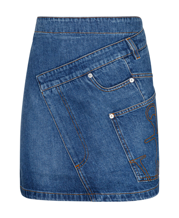 blue-denim-mini-skirt-patchwork