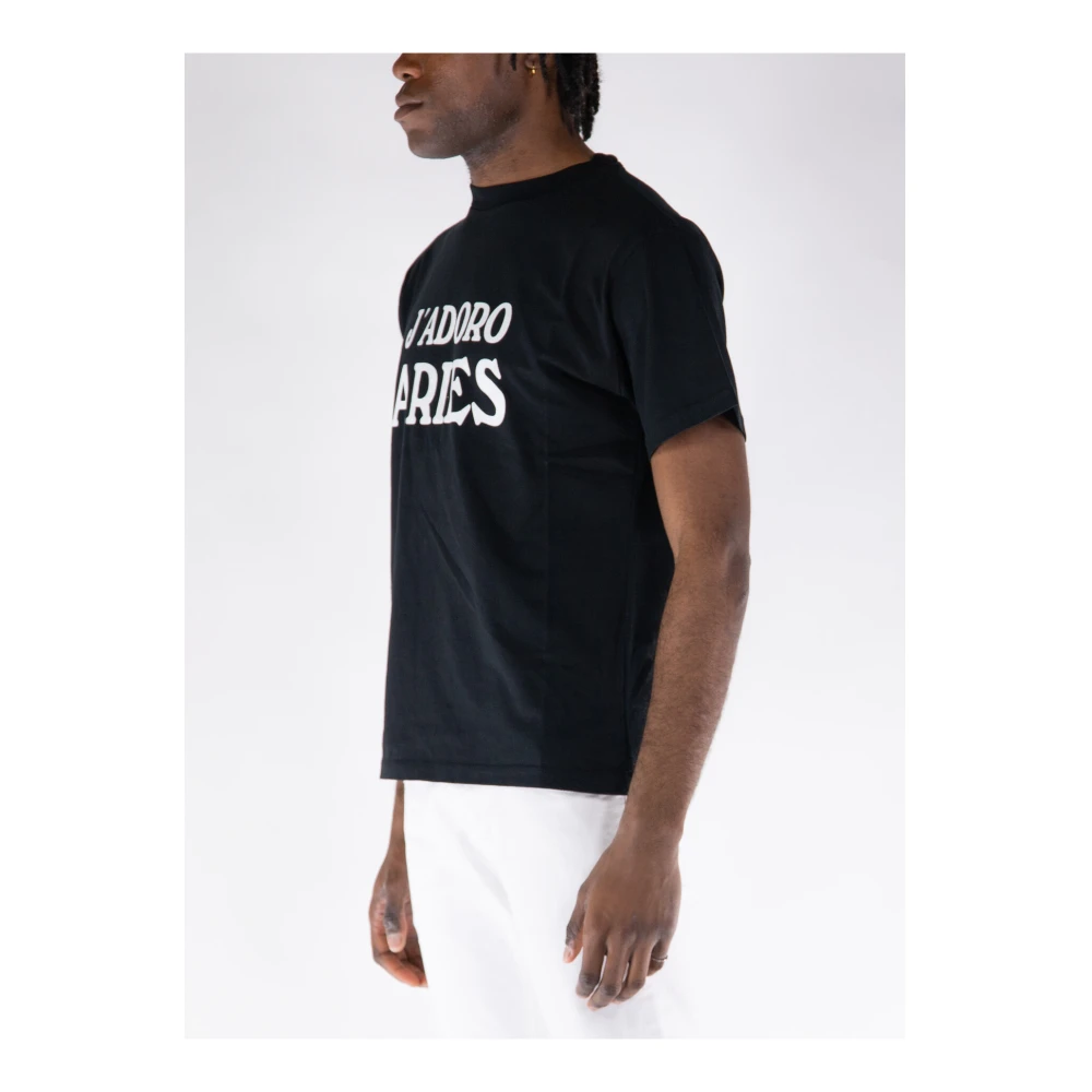 Aries Jadore T-Shirt Black Heren