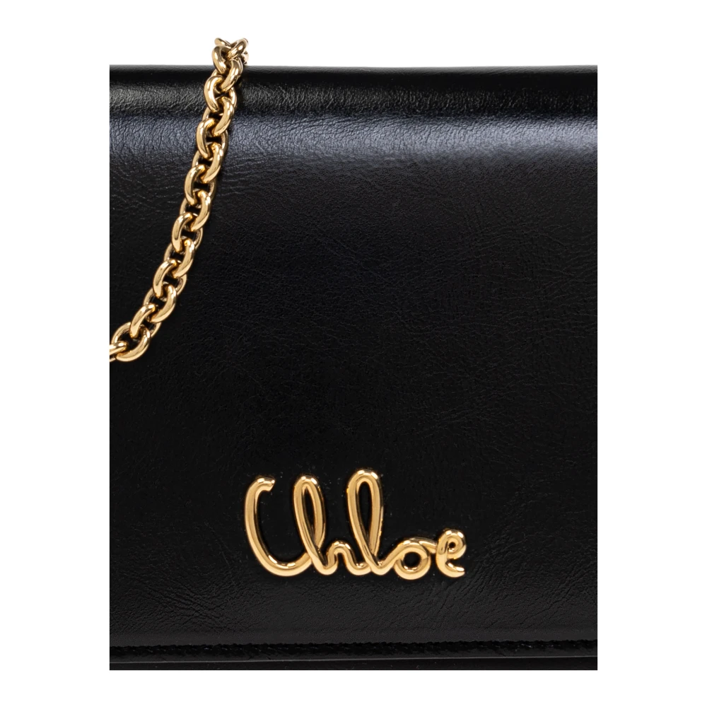 Chloé Portemonnee op ketting Iconisch Black Dames