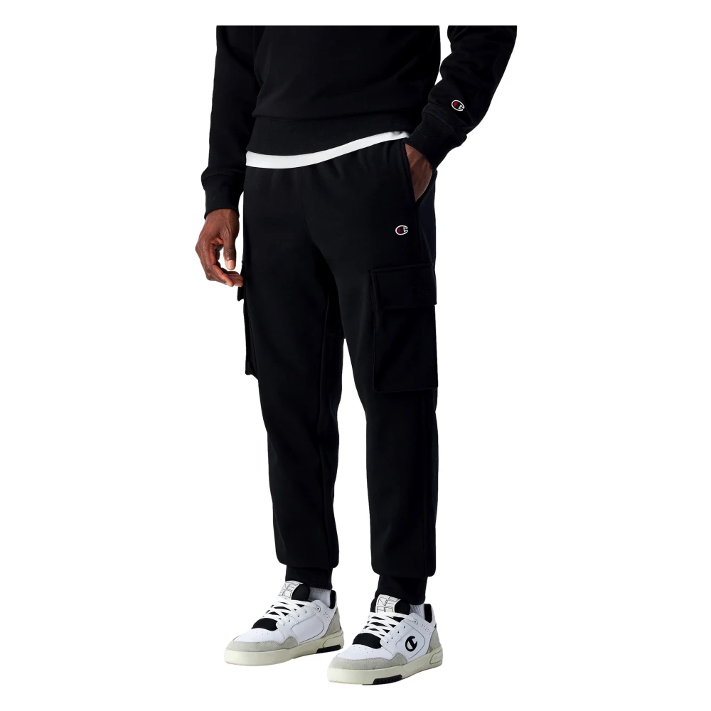 Champion Legacy Logo Cargo Broek Black Heren