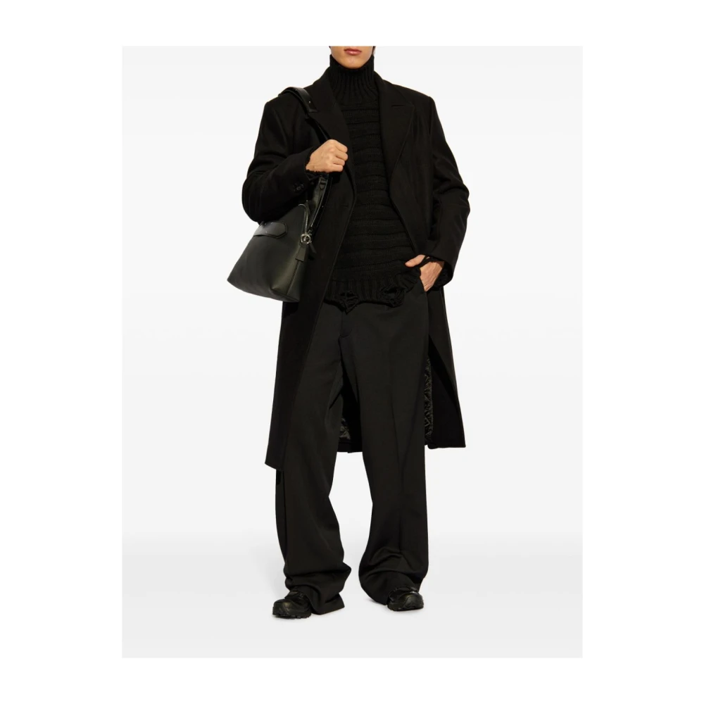 MM6 Maison Margiela Zwarte Jassen voor Vrouwen Black Heren