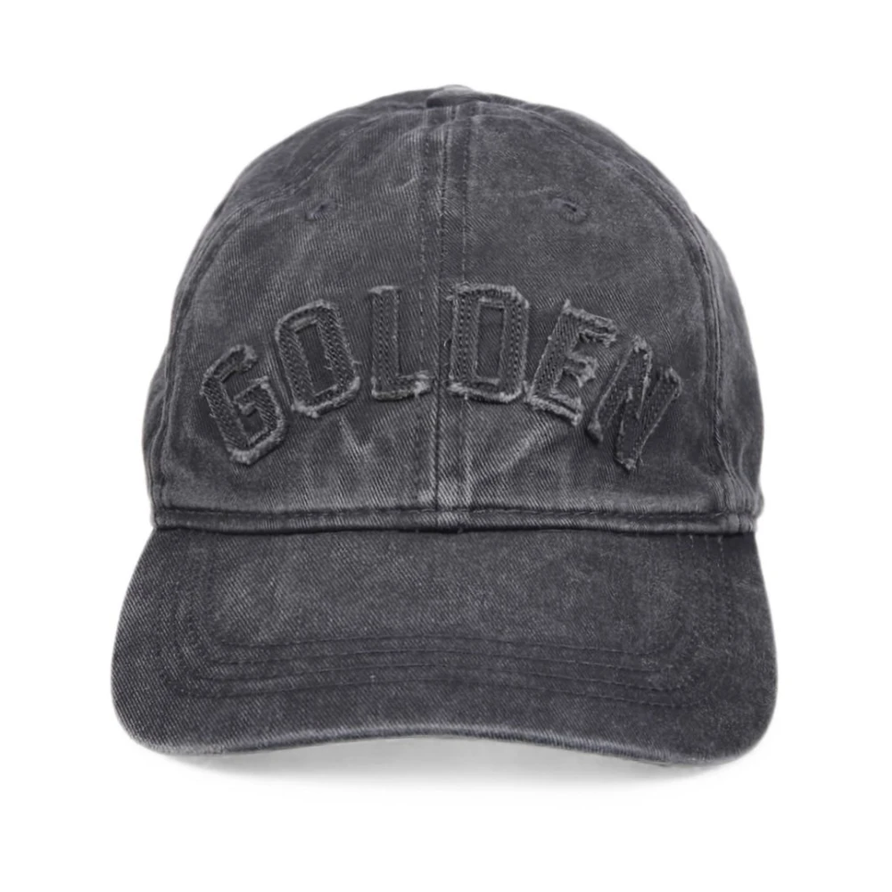 Golden Goose Kvinno Grå Accessoarer Dam, One Size, Logobollmössa